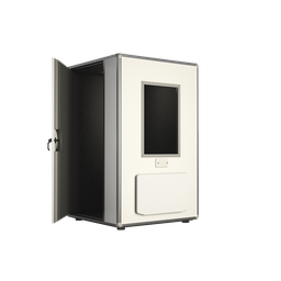 [00022815] P35FMAXI-COMPLETE : PRO 35F Soundproof booth, external dimension 132 x 132 x 217 cm, containing external folding table