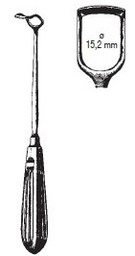 [00031144] 47630-02 : Barnhill Adenoid curette, 22 cm long, fig. 2, blade 15.2 mm wide