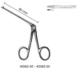 [00031181] 45370-50 : Greven Micro ear forceps, straight