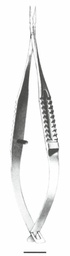 [00031183] 10140-08 : Vannas Micro scissors, straight, 8 cm long