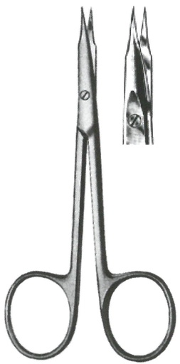 [00031440] 09360-11 : Stevens Tenotomy scissors, sharp points, straight, 11 cm long