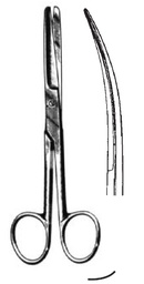 [00031463] 09131-14 : Deaver Operating scissors, curved, blunt/blunt, 14 cm long