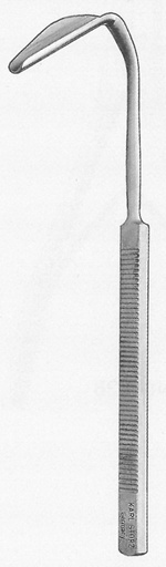 [00031521] S488054-09 : Aufricht Nasal retractor, with side protection strip for cutting, 16.5 cm long