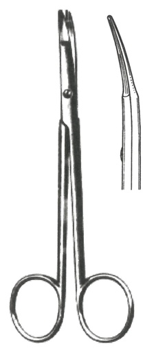 [00031530] 09310-15 : Kilner Scissors, curved, 15 cm long