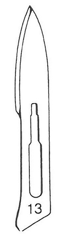 [00031599] 07113-00: Scalpel blades, sterile, box of 100 fig. 13