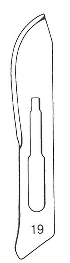 [00031602] 07119-00 : Scalpel blades, sterile, box of 100 fig. 19