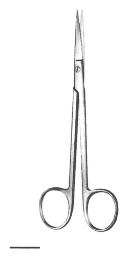 [00031931] 09302-14 : Sanvenero Scissors for plastic operations, straight, 14 cm long