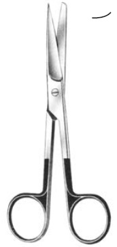 [00032378] 09961-14: Supercut Scissors, curved, 14 cm long, serrated blades
