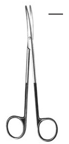 [00032388] 09970-18 : Metzenbaum Supercut Scissors, straight, 18 cm long, serrated blades
