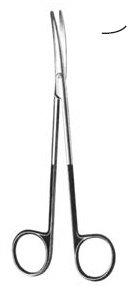 [00032391] 09971-14 : Metzenbaum Supercut Scissors, curved, 14 cm long, serrated blades