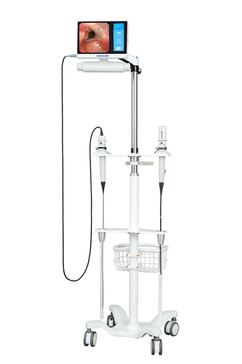 [00032463] CHARIOT : Lifting Support Trolley, height 1.5 m, for 2 endoscopes