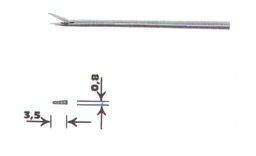 [00000891] 5113408-03 : Hartmann Micro-pince auriculaire, 0.8 x 3.5 mm